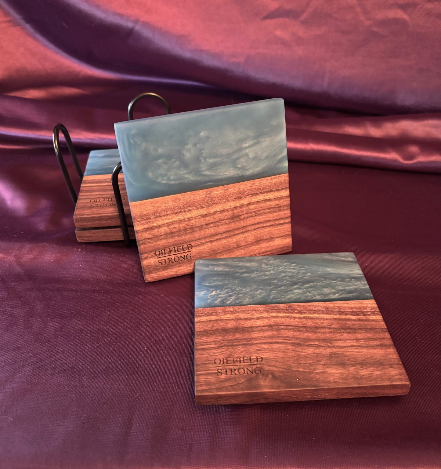 Oilfield Strong Coasters