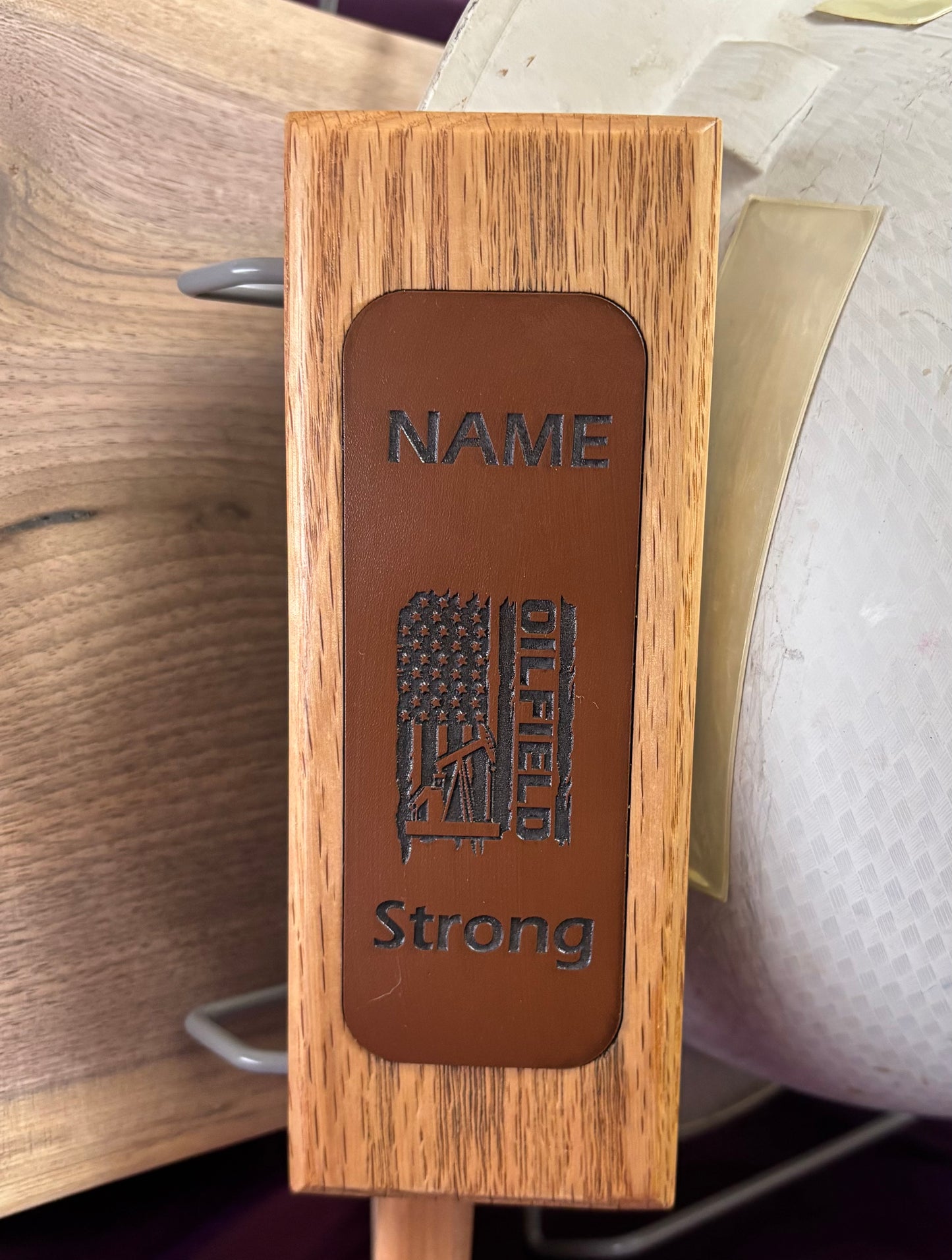 Custom Vehicle Hard Hat Holder