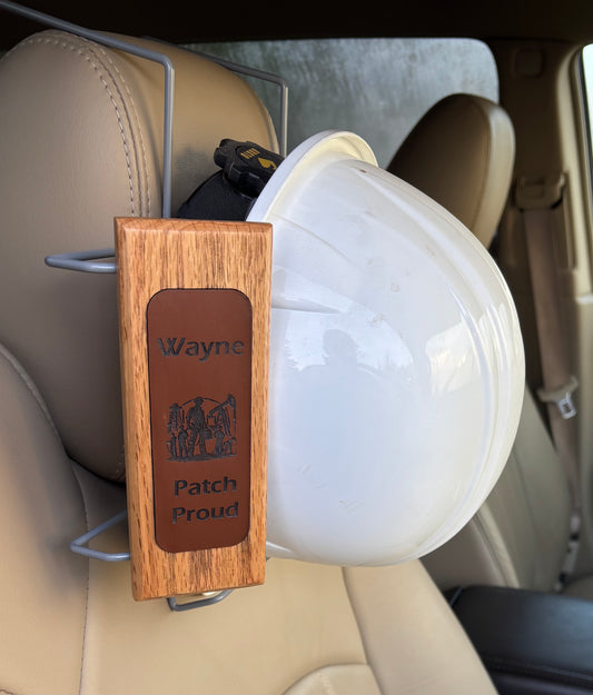Custom Vehicle Hard Hat Holder