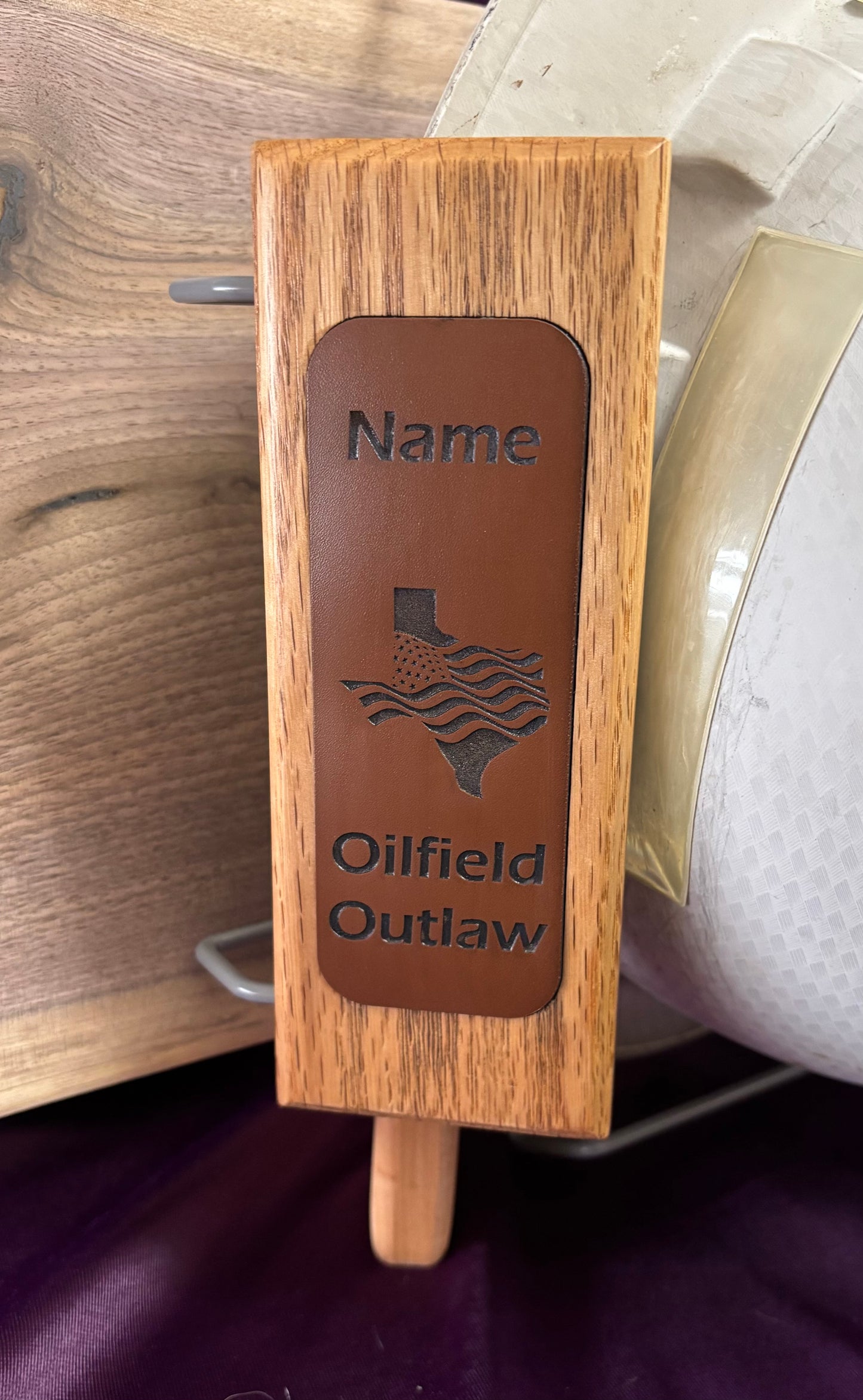 Custom Vehicle Hard Hat Holder